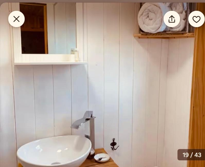 Sheepwash Shepherds Hut Bebside ภายนอก รูปภาพ